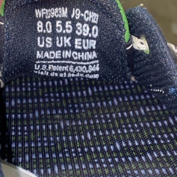 Keds Navy Arch Support Blue and Green Sneakers Gel Flex Women’s Shoes Size 8US - Picture 11 of 15